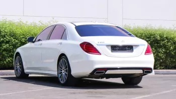 Mercedes Benz S550 Outside White Inside Beige 2017 (113000 KM)
