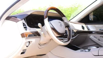 Mercedes Benz S550 Outside White Inside Beige 2017 (113000 KM)