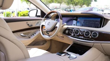 Mercedes Benz S550 Outside White Inside Beige 2017 (113000 KM)