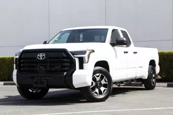 Toyota New Tundra DBL-CAB 4WD LB Outside White Inside Red 2022.