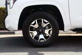 Toyota New Tundra DBL-CAB 4WD LB Outside White Inside Red 2022.