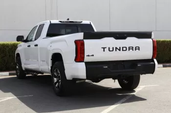 Toyota New Tundra DBL-CAB 4WD LB Outside White Inside Red 2022.