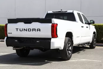 Toyota New Tundra DBL-CAB 4WD LB Outside White Inside Red 2022.