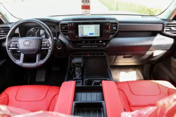 Toyota New Tundra DBL-CAB 4WD LB Outside White Inside Red 2022.