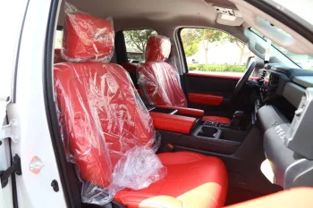 Toyota New Tundra DBL-CAB 4WD LB Outside White Inside Red 2022.