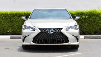 Lexus ES300h Hybrid Outside Titanium Inside Tan 2022.