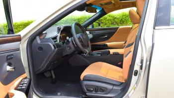Lexus ES300h Hybrid Outside Titanium Inside Tan 2022.