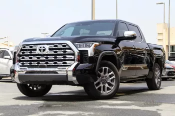 Toyota New Tundra 1794 Edition 2WD Outside Black Inside White 2022.