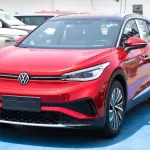 Volks Wagon ID4 Pro X Outside Red Inside Black 2022. - Thumbnail 3