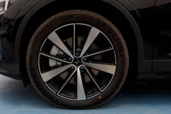 Polestar 2 Full Electric Car Outside Black Inside Grey 2022.