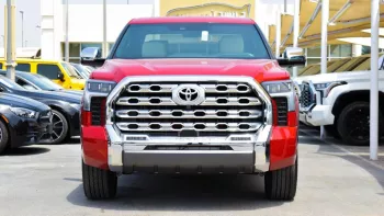 New Tundra 1794 Edition 4WD Outside Maroon Inside White 2022.