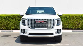 GMC YUKON DENAIL GCC OUTSIDE WHITE AND INSIDE BROWN MODEL 2022.