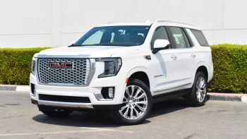 GMC YUKON DENAIL GCC OUTSIDE WHITE AND INSIDE BROWN MODEL 2022.