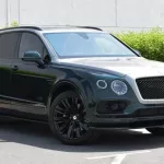 BENTELY BENTAYGA SPEED W12 GREEN-SILVER INSIDE BLACK MODEL 2020. - Thumbnail 3