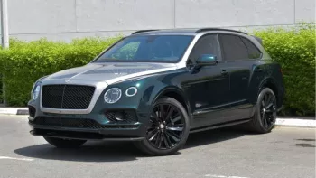 BENTELY BENTAYGA SPEED W12 GREEN-SILVER INSIDE BLACK MODEL 2020.
