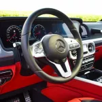 Mercedes Benz G500 OUTSIDE Black INSIDE Red MODEL 2022. - Thumbnail 12
