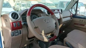 Toyota Land Cruiser - 4.0Ltr - PETROL - 2021 model - Blue LX V6 ,4/4, Winch ,Difflock, Power window , center lock , wood interior ,ABS, Dual Air