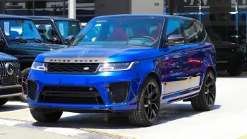 RANGE ROVER SPORT SVR 2022 MODEL YEAR BLUE COLOR