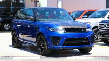 RANGE ROVER SPORT SVR 2022 MODEL YEAR BLUE COLOR