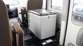 Toyota Coster Petrol + Diesel 2.7L With fridge