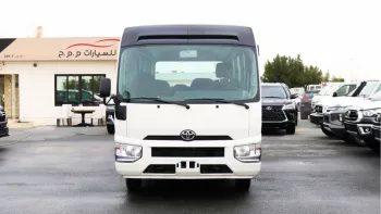 Toyota Coster Petrol + Diesel 2.7L With fridge