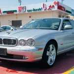 JAGUAR XJ8L 2005 SILVER WITH BEIGE INTERIOR MINT CONDITION FRESH JAPAN IMPORT - Thumbnail 1