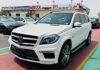 MERCEDES BENZ GL63 AMG 2014 BROWN INTERIOR CLEAN CAR FRESH JAPAN IMPORT