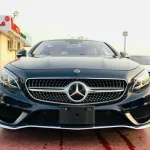 MERCEDES BENZ S550 COUPE 2017 DARK BLUE WITH BEIGE INTERIOR FRESH JAPAN IMPORT - Thumbnail 1