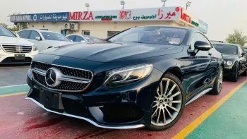 MERCEDES BENZ S550 COUPE 2017 DARK BLUE WITH BEIGE INTERIOR FRESH JAPAN IMPORT