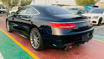MERCEDES BENZ S550 COUPE 2017 DARK BLUE WITH BEIGE INTERIOR FRESH JAPAN IMPORT