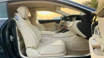 MERCEDES BENZ S550 COUPE 2017 DARK BLUE WITH BEIGE INTERIOR FRESH JAPAN IMPORT