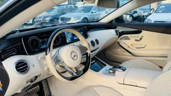 MERCEDES BENZ S550 COUPE 2017 DARK BLUE WITH BEIGE INTERIOR FRESH JAPAN IMPORT