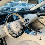 MERCEDES BENZ S550 COUPE 2017 DARK BLUE WITH BEIGE INTERIOR FRESH JAPAN IMPORT - Thumbnail 7