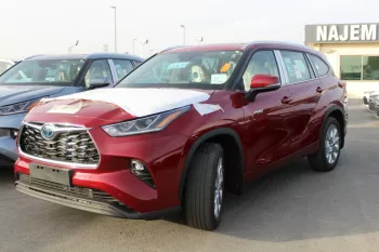 Toyota Highlander Hybrid Limited 2.5L 2022 Red