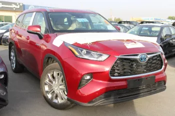 Toyota Highlander Hybrid Limited 2.5L 2022 Red
