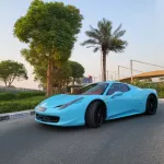 2014 Ferrari spider 458 Blue Color - Thumbnail 2