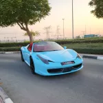 2014 Ferrari spider 458 Blue Color - Thumbnail 8
