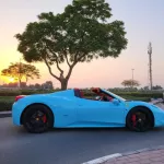 2014 Ferrari spider 458 Blue Color - Thumbnail 10
