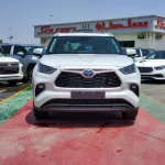 Toyota Highlander 2023 White Color 2.5L petrol///Hybrid Awd with RADAR and Electric back door - Thumbnail 2
