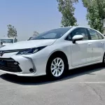 Toyota corolla 1.8L AT white 2022 -WHITE (BLACK) - Thumbnail 1