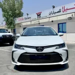 Toyota corolla 1.8L AT white 2022 -WHITE (BLACK) - Thumbnail 2