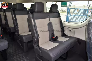 2022 MODEL TOYOTA HIACE HIGH ROOF GL 2.8L  DIESEL 13  SEATER MANUAL TRANSMISSION