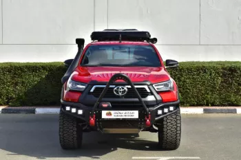 New 2023 MODEL TOYOTA HILUX SAHARA EDITION V6 4.0L PETROL AUTOMATIC RED COLOR (EXPORT ONLY)