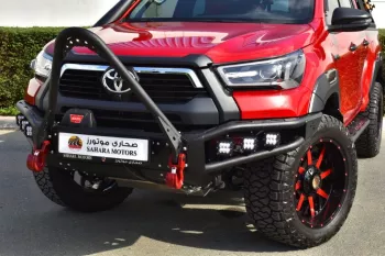 New 2023 MODEL TOYOTA HILUX SAHARA EDITION V6 4.0L PETROL AUTOMATIC RED COLOR (EXPORT ONLY)