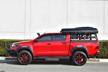 New 2023 MODEL TOYOTA HILUX SAHARA EDITION V6 4.0L PETROL AUTOMATIC RED COLOR (EXPORT ONLY)