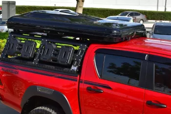 New 2023 MODEL TOYOTA HILUX SAHARA EDITION V6 4.0L PETROL AUTOMATIC RED COLOR (EXPORT ONLY)