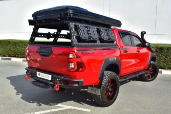 New 2023 MODEL TOYOTA HILUX SAHARA EDITION V6 4.0L PETROL AUTOMATIC RED COLOR (EXPORT ONLY)